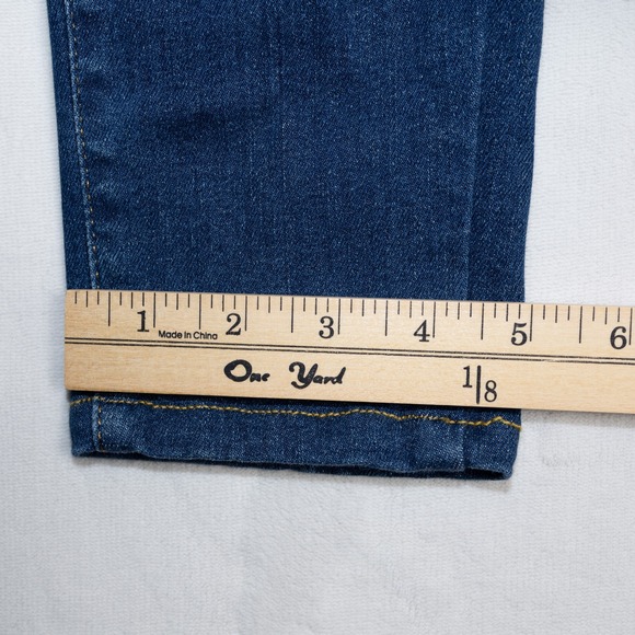 Good American Women's Skinny Jeans - Dark Blue 6-12 - Picture 6 of 11